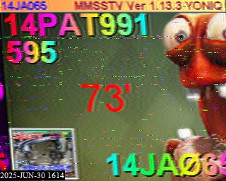 Aperçu du site SSTV de 14FRS1525 Jean-Claude (AR)