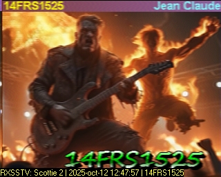 Aperçu du site SSTV de 14FRS1525 Jean-Claude (RA)