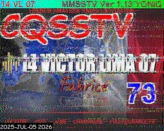 Aperçu du site SSTV de 14HP56 Patrice