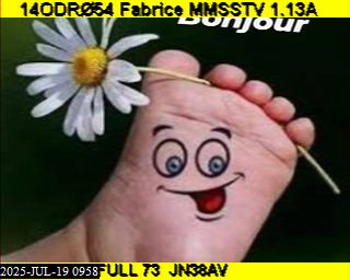 Aperçu du site SSTV de 14ODR054 Fabrice