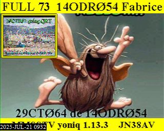 Aperçu du site SSTV de 14ODR054 Fabrice