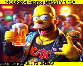 Aperçu du site SSTV de 14ODR054 Fabrice