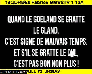 Aperçu du site SSTV de 14ODR054 Fabrice