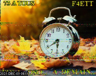 Aperçu du site SSTV de F4JXV Alain