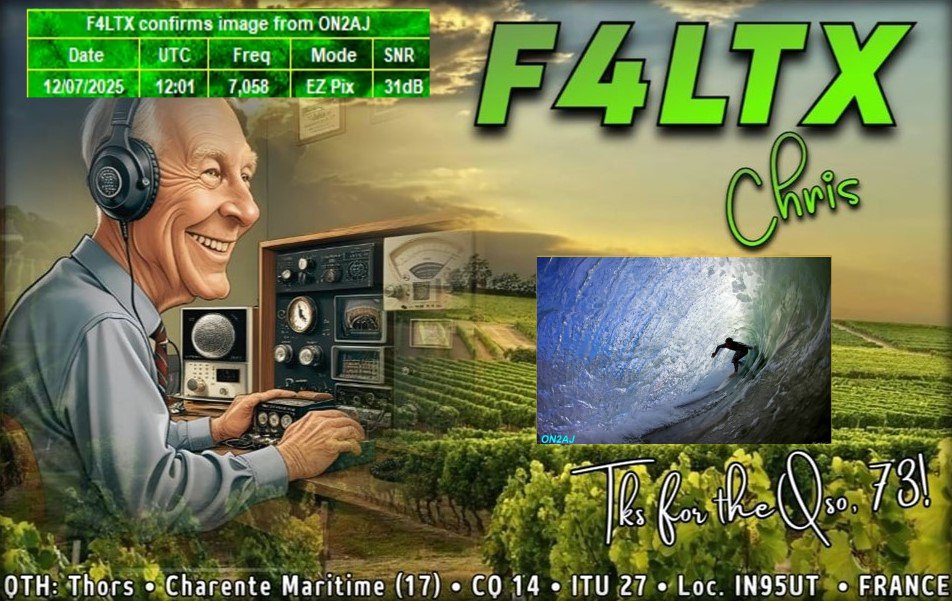 Aperçu du site SSTV de F4LTX Christian