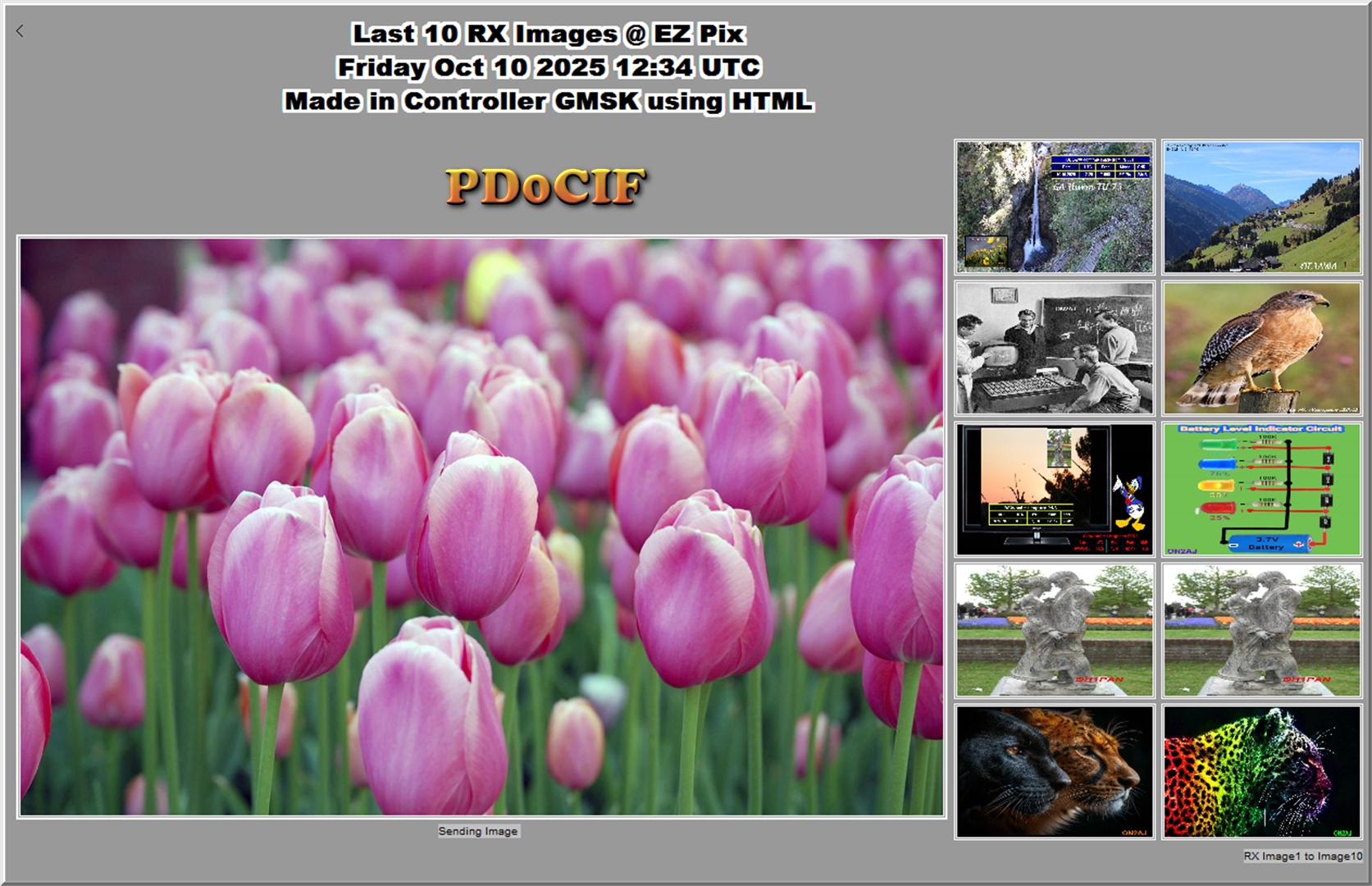 Aperçu du site SSTV de F4LTX Christian