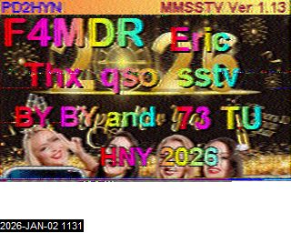 Aperçu du site SSTV de F4MDR Eric